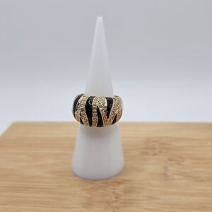 Swarovski Crystal Hannibal Gold Toned Ring